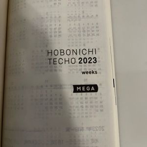 New Hobonichi Weeks